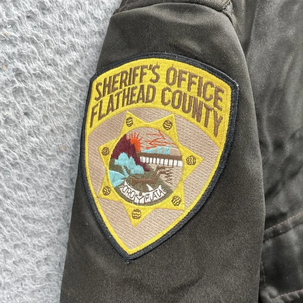 Vintage Golden Fleece Sheriff Jacket Men 46 Tall Flathead Montana Police Uniform